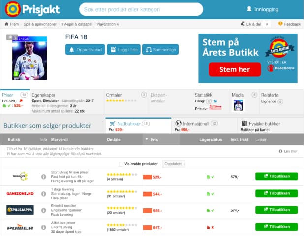 Price Comparison
