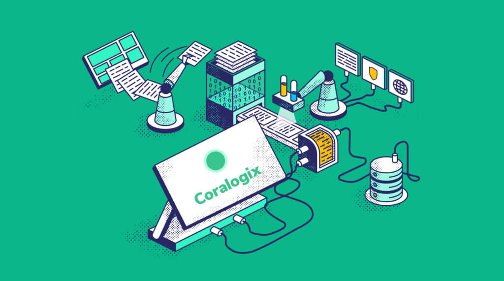 Illustrative log life cycle at Coralogix