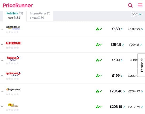 Comparison Shopping Engine