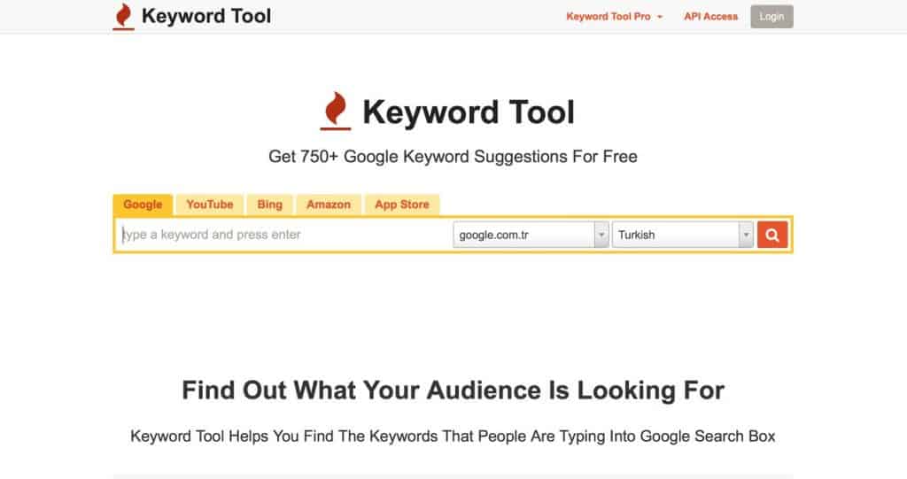 Keyword Tool