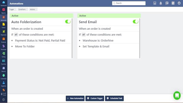 Shopify Automation Dashboard Order Sorting