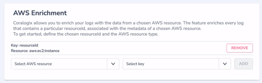 aws enrichment feature