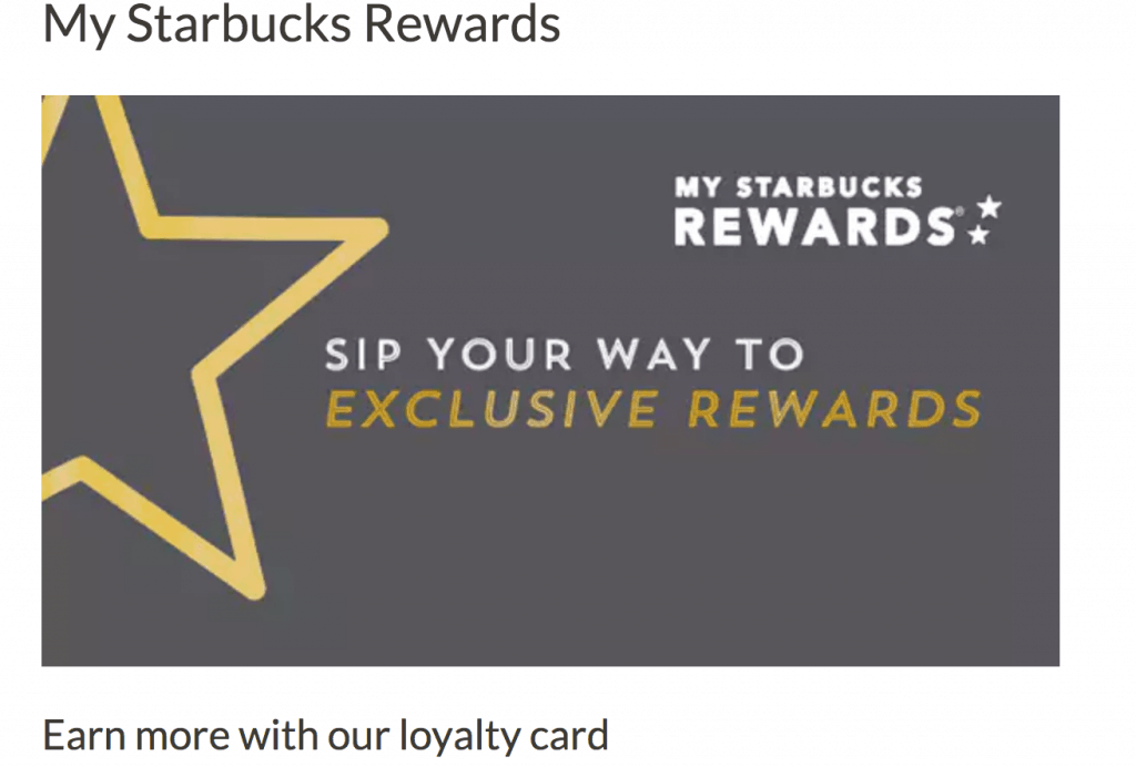 Starbucks Rewards Program