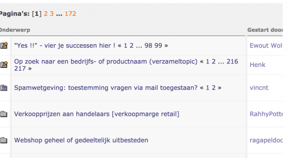 E-Commerce Forums