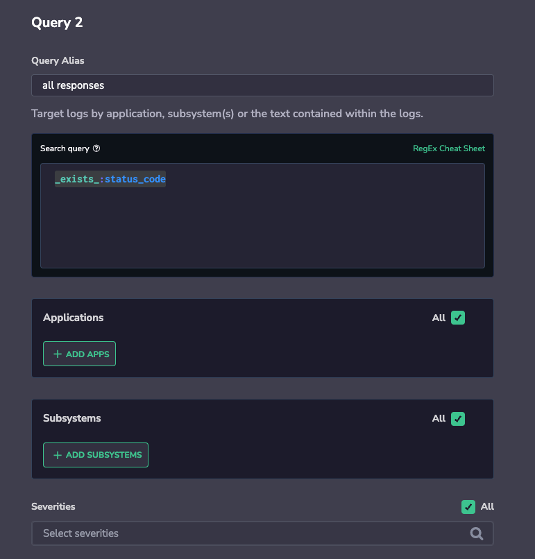 ratio alerts coralogix